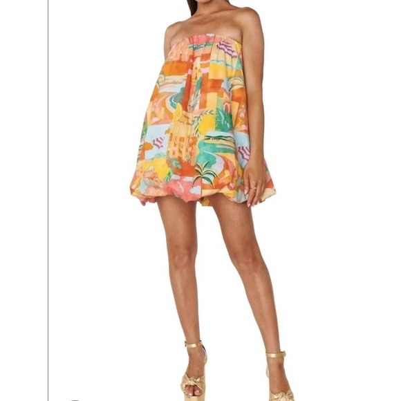 Show Me Your MuMu Dresses & Skirts - Show Me Your Mumu Beverly Bubble Dress Postcards From Italia Size M NWT $168